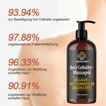 Awzlove® Luxuriöses Kollagen- & Pflanzenstammzellen Anti-Cellulite-Massageöl 🎉 (🔥 Nur für kurze Zeit: 70 % Rabatt!)